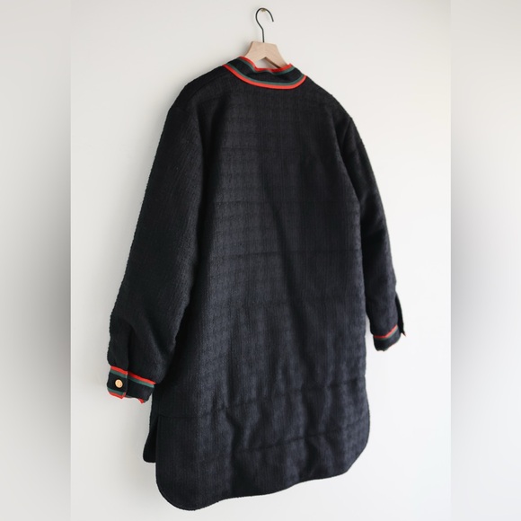 NWT Gucci Wool Striped Coat sz 42 - Picture 6 of 10